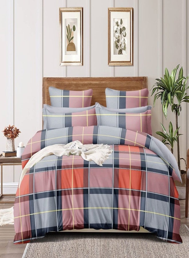 VIVEA RESERVE Glace Cotton Double Bed Flat bedsheet - 90 x 100 inch and 2 Pillow Covers - 18 x 27 inch - Image 1