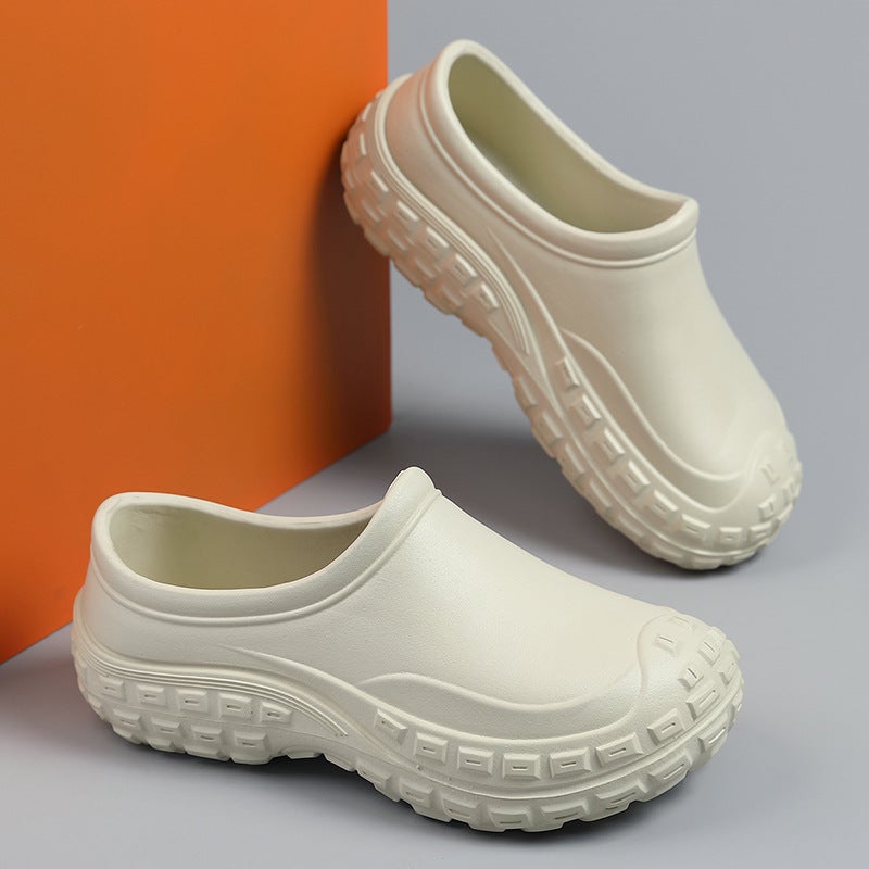 Chef Shoes Non-Slip Shoes Single Size Kitchen Shoes Garden Labor Protection Waterproof Work Shoes For Men And Women - Image 5