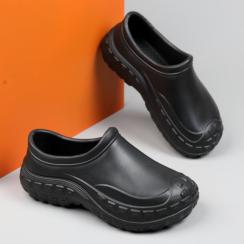 Chef Shoes Non-Slip Shoes Single Size Kitchen Shoes Garden Labor Protection Waterproof Work Shoes For Men And Women - Image 4