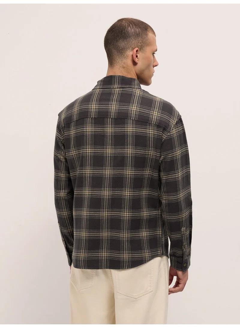 THE BEAR HOUSE  Men’s Trendy Shacket for All Seasons | Casual Overshirt Jacket for Men | Versatile Outerwear Layer for Office, Streetwear & Travel | Modern Smart Look for Everyday Outfits for Men | Best Price UAE