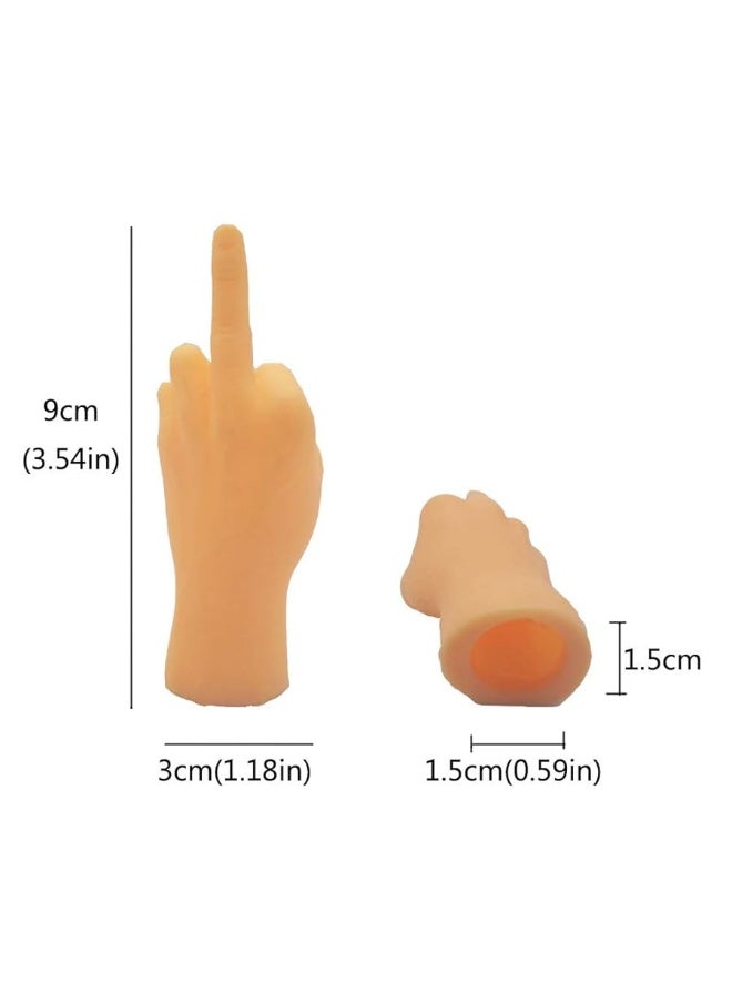 Yolococa - Yolococa Tiny Hands Middle Finger 10 PCS Little Finger Puppets Mini Finger Hands Miniature Small Hands Tiktok - Image 1