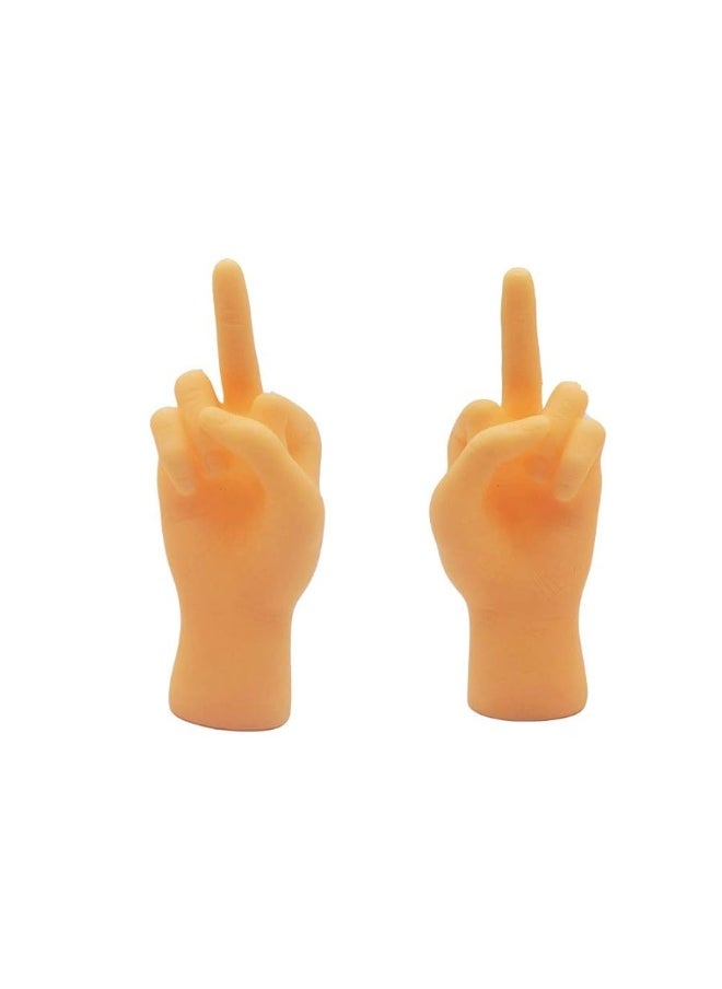 Yolococa - Yolococa Tiny Hands Middle Finger 10 PCS Little Finger Puppets Mini Finger Hands Miniature Small Hands Tiktok - Image 1