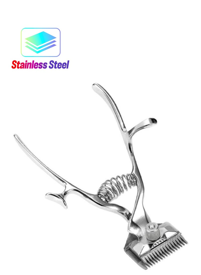 NIBEMINENT Stainless Steel Hair Clipper Silver