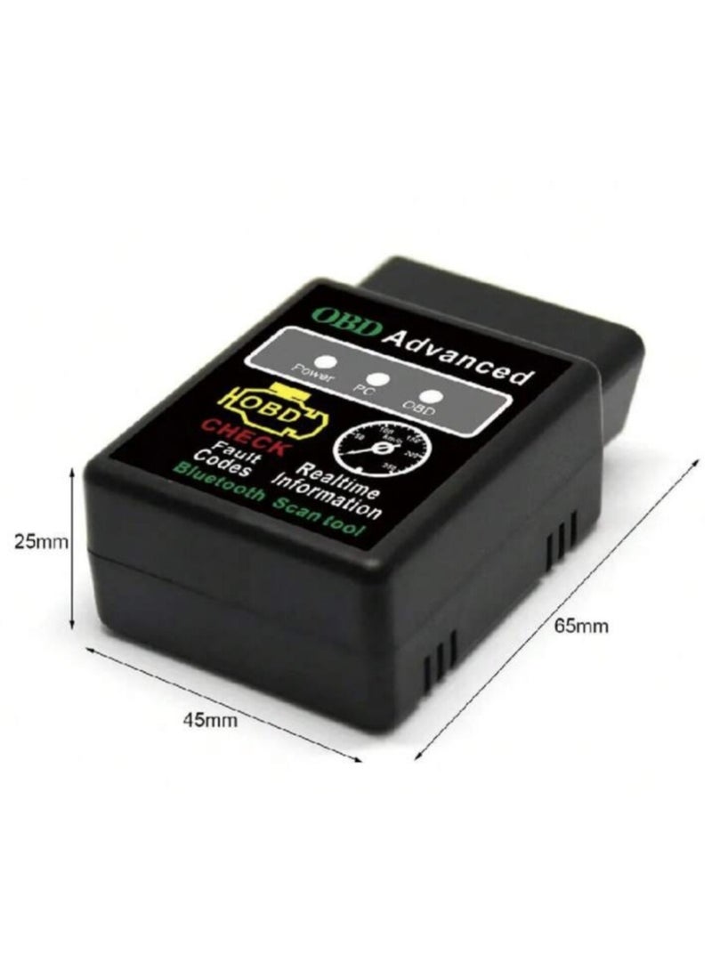 Tool That Scans Cars and Performs OBD2 Elm327  Testing Without the Need for a Car Expert to Detect Errors and Scan the Machine Tag