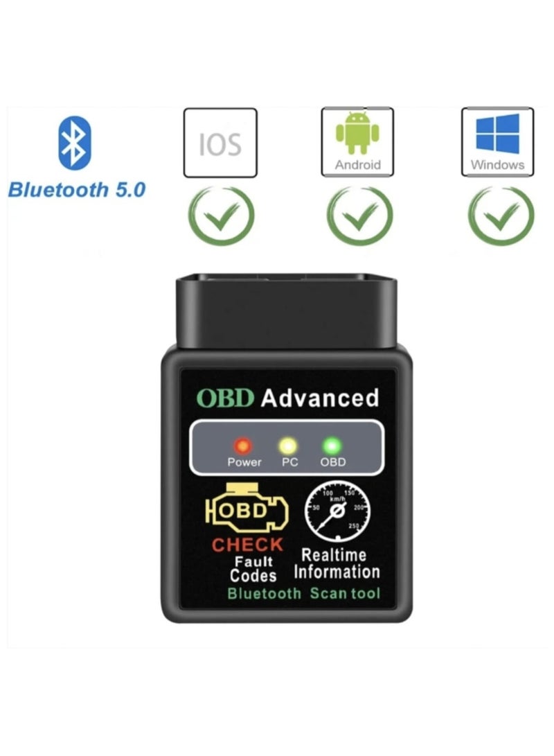 Tool That Scans Cars and Performs OBD2 Elm327  Testing Without the Need for a Car Expert to Detect Errors and Scan the Machine Tag