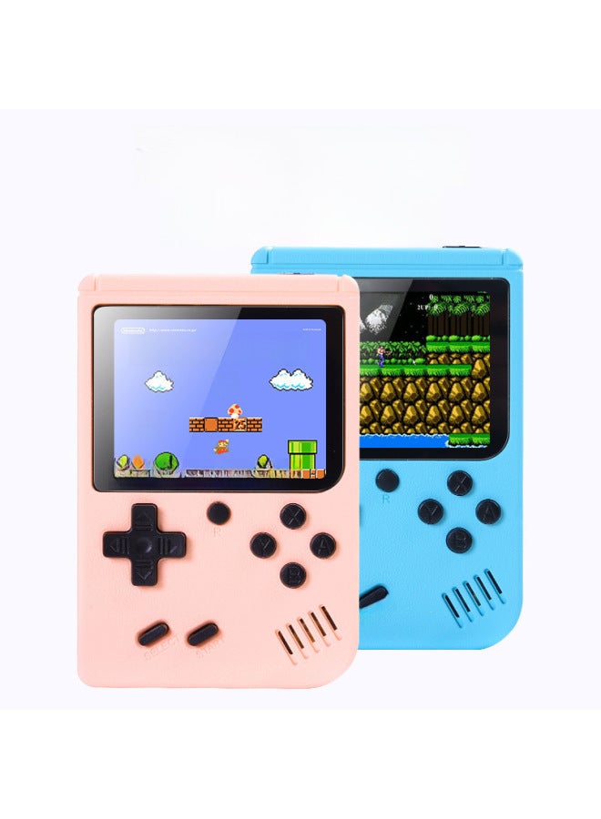 500-in-one Classic Mini Handheld Children Student Nostalgic Toy Hot Macaron Handheld Game Machine-Product Color:Singles Without Handle-Model:【Macaron Yellow】 500-in-one Game Machine - Image 3