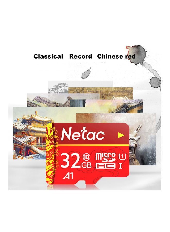 NIBEMINENT Micro SD Memory Card Red  - Image 2