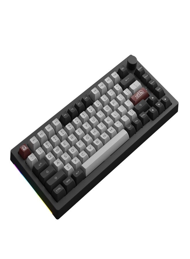 Akko Dracula Castle Mechanical Keyboard 5075B Plus 75% RGB Hot-swappable with Knob, Multi-Modes Gaming Keyboard with PBT Double Shot ASA Profile Keycaps Creamy Blue Pre Lubed Switch - Image 4