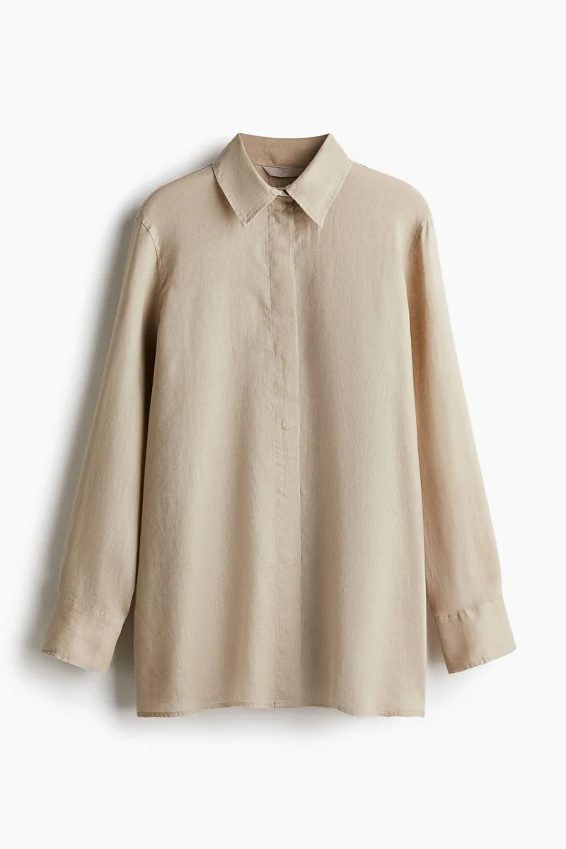 اتش اند ام Linen shirt