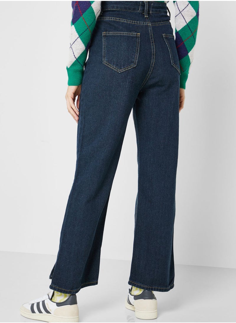 Ginger - High Waist Straight Fit Jeans - Image 1
