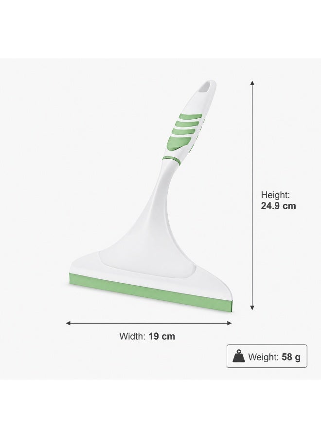 Titiz Plastik ممسحة زجاج يدوية للحمام بلاستيك بمقبض مريح وخفيفة للزجاج والشبابيك والمرايات والبلاط (أخضر) - Image 5