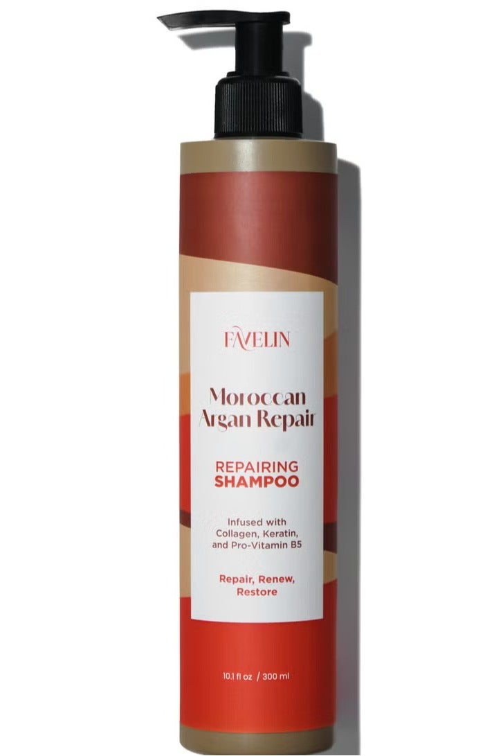 ڤاڨلين شامبو إصلاح الشعر بالأرغان المغربي 300شامبو إصلاح الشعر التالف - إصلاح، تجديد - ينظف ويغذي الشعر بلطف،
