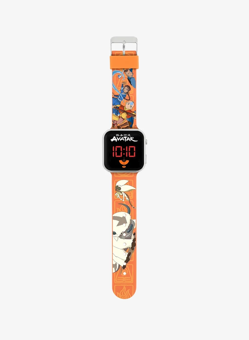 Avatar Avatar Boys LED watch Watch Orange Silicone Strap, AVT4005