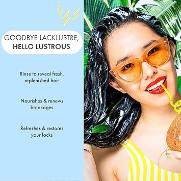 7th Heaven Coconut Hair Mask Pack of 4 Vegan Rescue Haircare Boosts Volume and Strengthens Roots Locks Works in 5 Minutes Genuine 7th Heaven Hair Treatment - Image 3