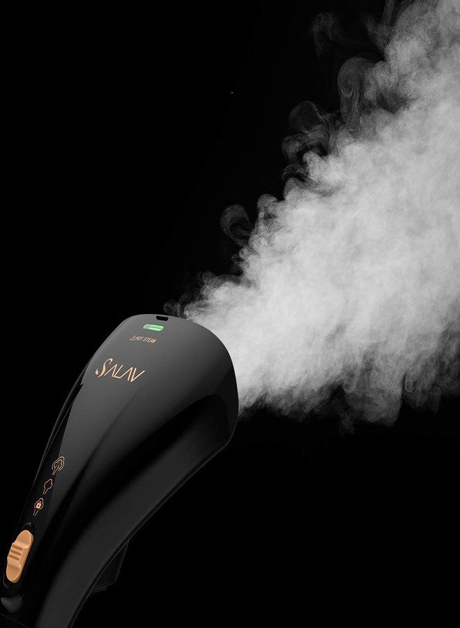 SALAV HS-04/T 1000W Quick Steam Hand Held Garment Steamer with Dual Steam Settings and No-Drip System (Black) - Image 4