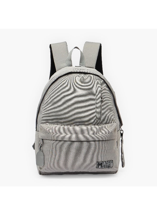 Mustteam Solid Backpack For Boys 8-13 Years With Stationery Organizer - 17 Inches - Image 1