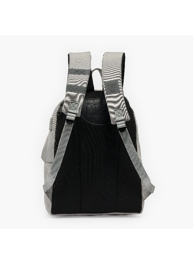 Mustteam Solid Backpack For Boys 8-13 Years With Stationery Organizer - 17 Inches - Image 4