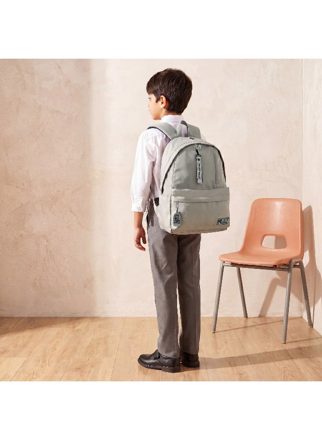 Mustteam Solid Backpack For Boys 8-13 Years With Stationery Organizer - 17 Inches - Image 5