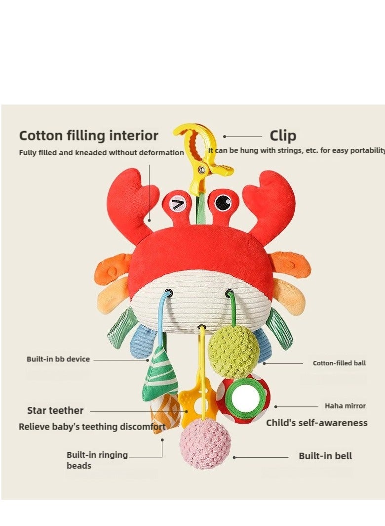 FLYHSO Baby Stroller Rattle Pendant, Car Seat Toys For Babies 0-6 Months, Crab Stroller Toy With Clamp, Best Baby Ideal Gift For Ages 0 And Up - Image 4