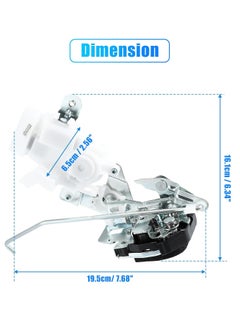 TLAXCA Rear Door Latch Actuator Tailgate Lock Actuator Assembly with Motor B for Toyota FJ Cruiser 2007 2008 2009 2010 2011 2012 2013 2014 Replace 69110-35071 69110-35070 6911035071 69110  - Image 4