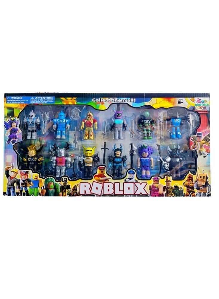 بريميم مجموعة شخصيات روبلوكس المصغرة الضخمة – شخصيات متعددة مع ملحقات، مجموعة ألعاب لعب أدوار إبداعية للأطفال - Image 2