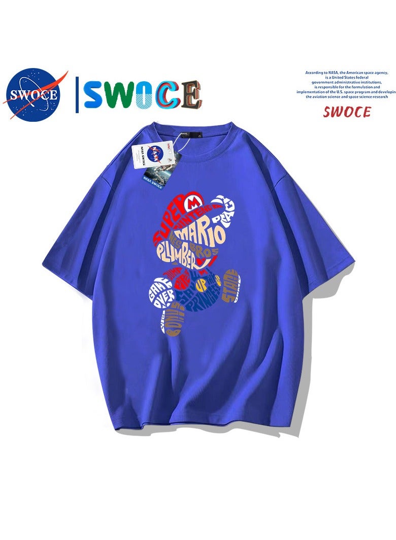 SWOCE Youth Japanese Anime Pure Cotton T-shirt 