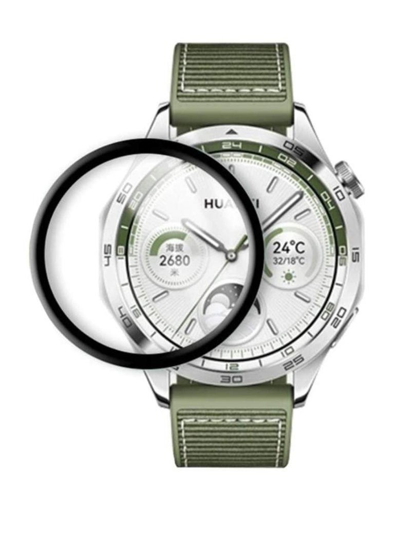 ZOOMEE - Protective HD Clarity Anti-Scratch Bubble-Free Dust-Free Premium Tempered Glass Screen Protector For Huawei Watch GT 4 46mm - Image 1
