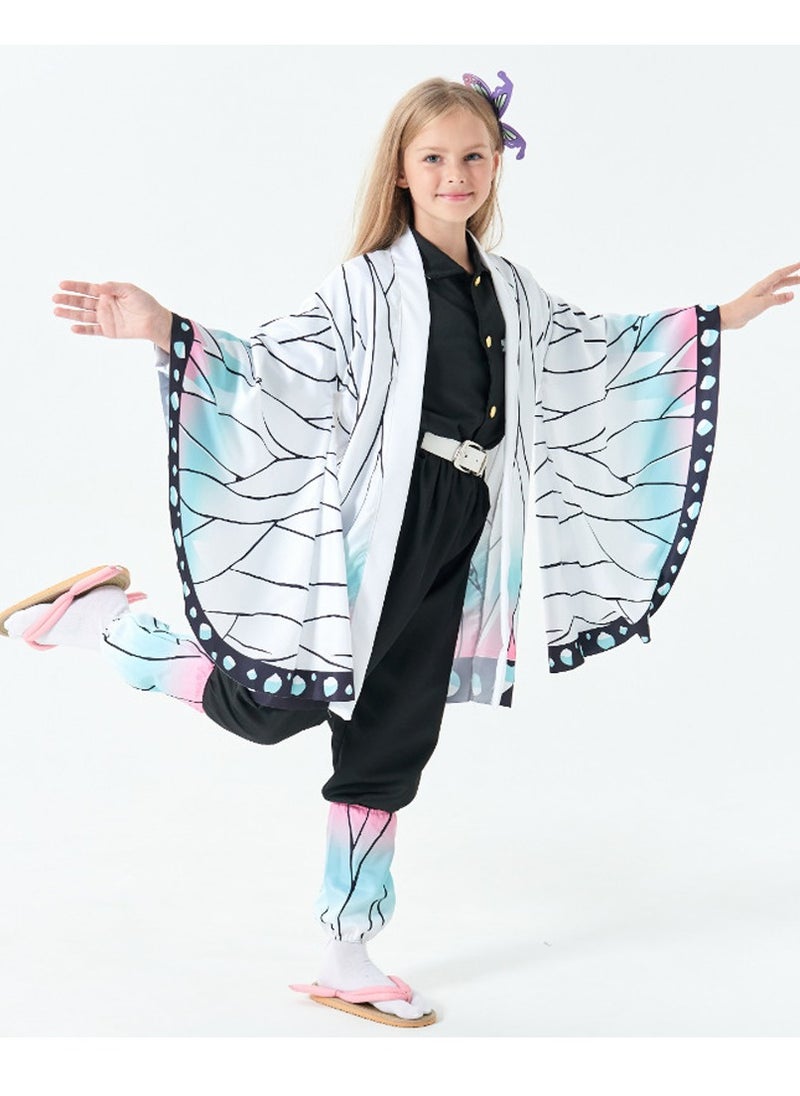 Al Aoyama Kimono Kochou Robes Uniform with Full Cosplay Party 6 Sets for Girls with Accessories  - Image 2