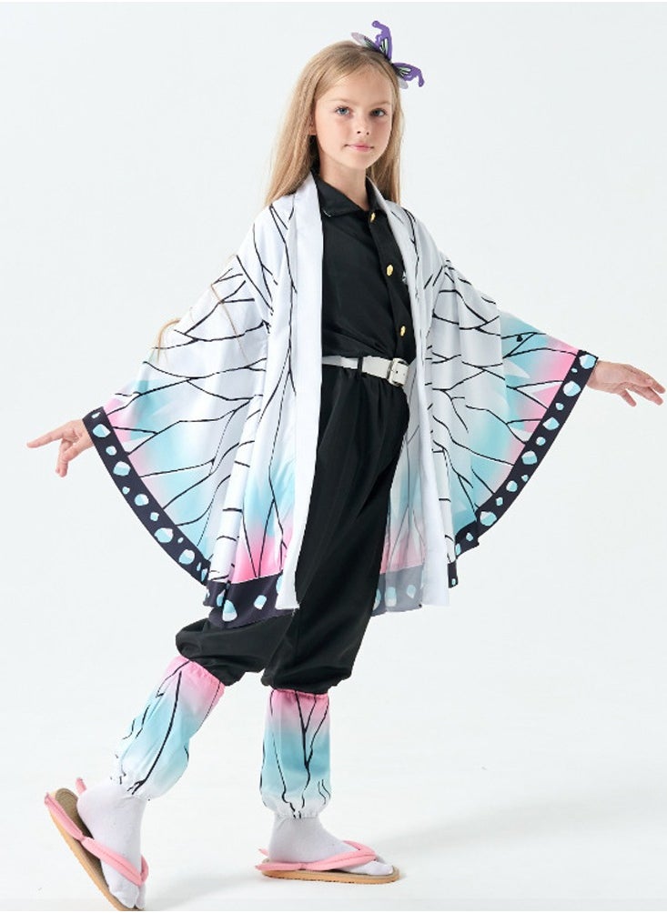 Al Aoyama Kimono Kochou Robes Uniform with Full Cosplay Party 6 Sets for Girls with Accessories  - Image 3