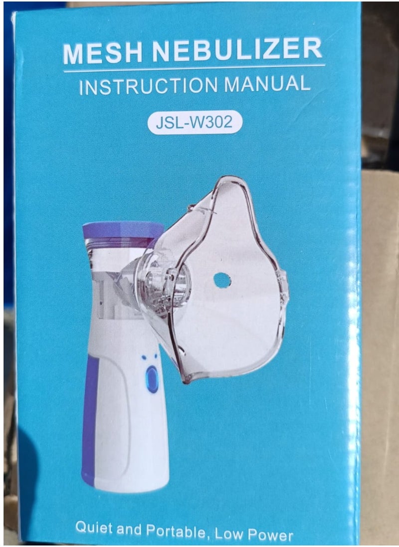Portable Nebulizer Machine,Mini Vaporizers,USB Rechargeable Handheld Mesh Inhaler,Two Ways To Use For Adults And Children With Breathing Problems, For Home Office Outdoor