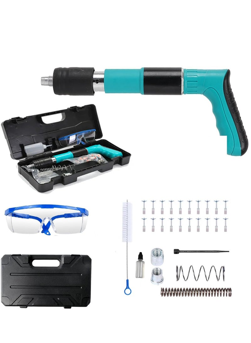 ليفي مجموعة أدوات التثبيت المباشر شديدة التحمل - نظام تثبيت احترافي للخرسانة والفولاذ مع حقيبة حمل ومقبض مريح - Image 1