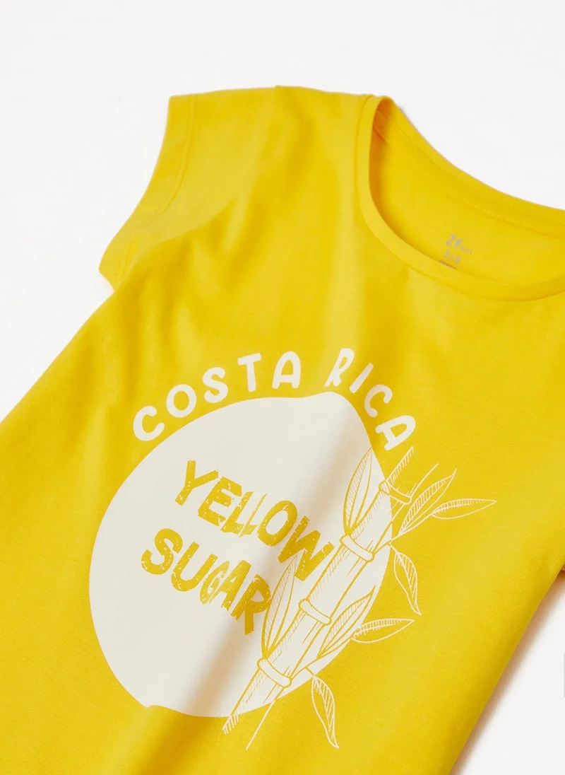 Zippy Cotton T-shirt for Girls 'Costa Rica'