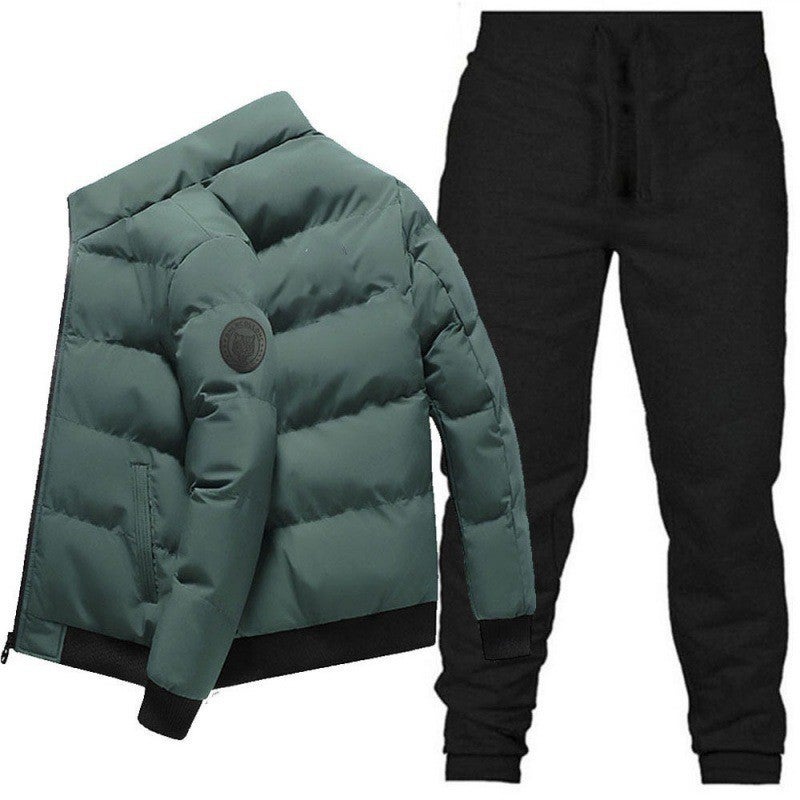 New Vertical Collar Cotton Coat Men'S Winter Thickened Fashionable Comfortable Warm Cotton Coat Trendy Brand Short Korean Men'S Cotton Coat - Image 1