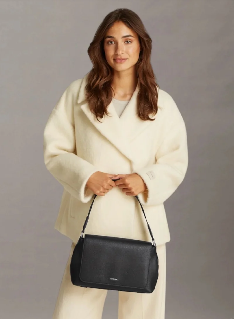 CALVIN KLEIN Caviar Top Handle Bag