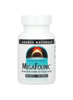 Source Naturals Source Naturals, MegaFolinic™, 800 mcg, 120 Tablets 