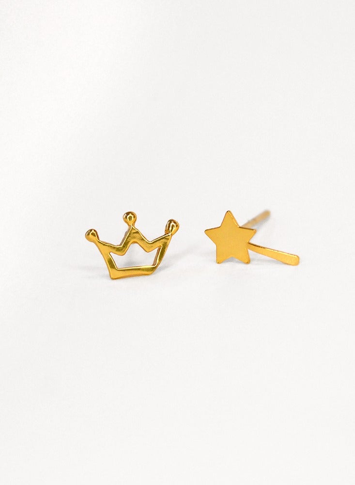 فارما حلق طبي فارما أطفال مطلي بالذهب 18k ELSA - Image 2