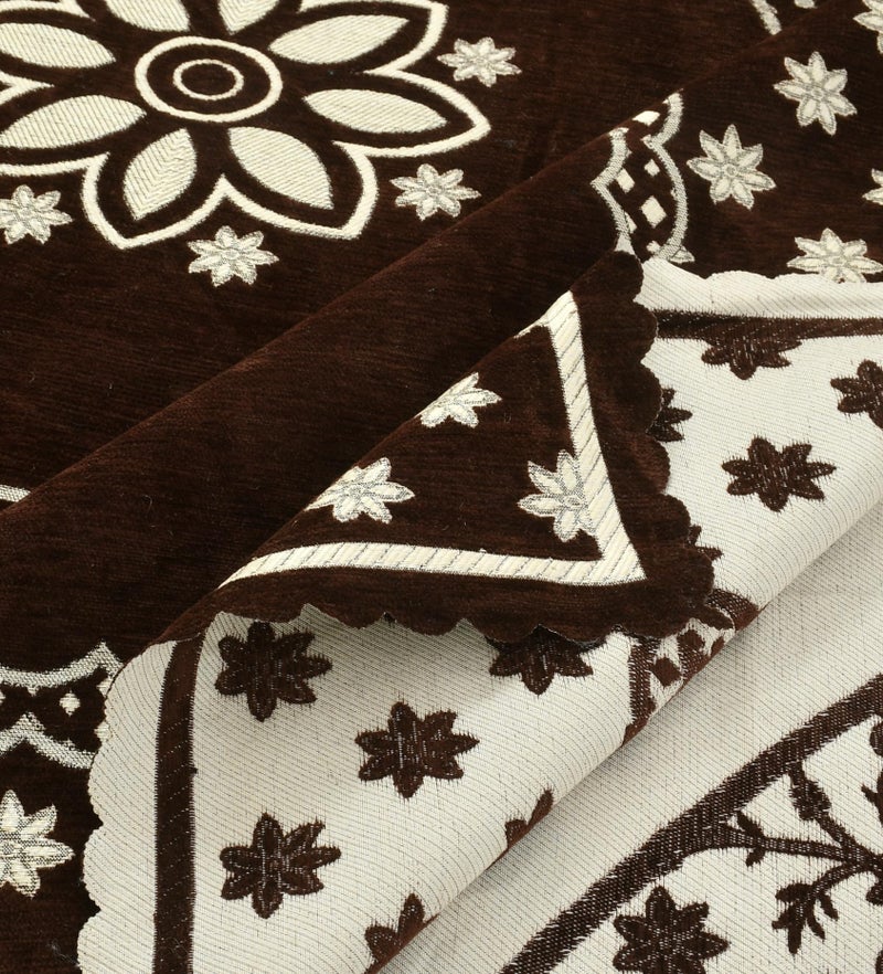 jayvaam Luxury Velvet Bedsheet – King Size Luxury Bed Sheet – Ultra Soft, Cozy & Warm Bedding for Bedroom – Hypoallergenic & Elegant Velvet Texture (Crystal 01 Coffee 100X100, Velvet Bedsheet) - Image 4