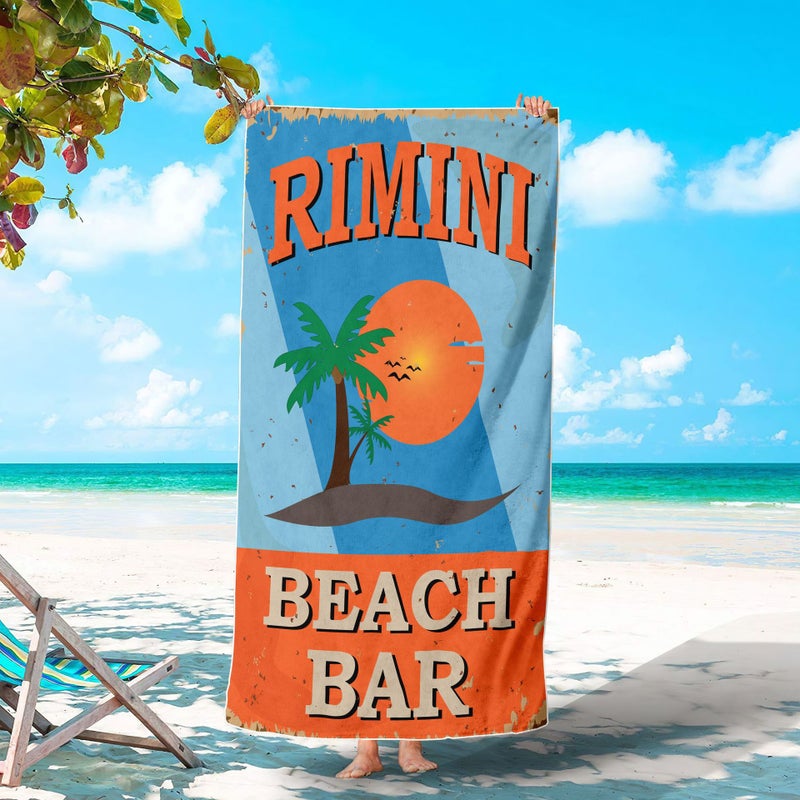Foreign Trade Microfiber Printed Swimming Quick-Drying Beach Towel Seaside Non-Stick Sand Beach Towel - Image 3