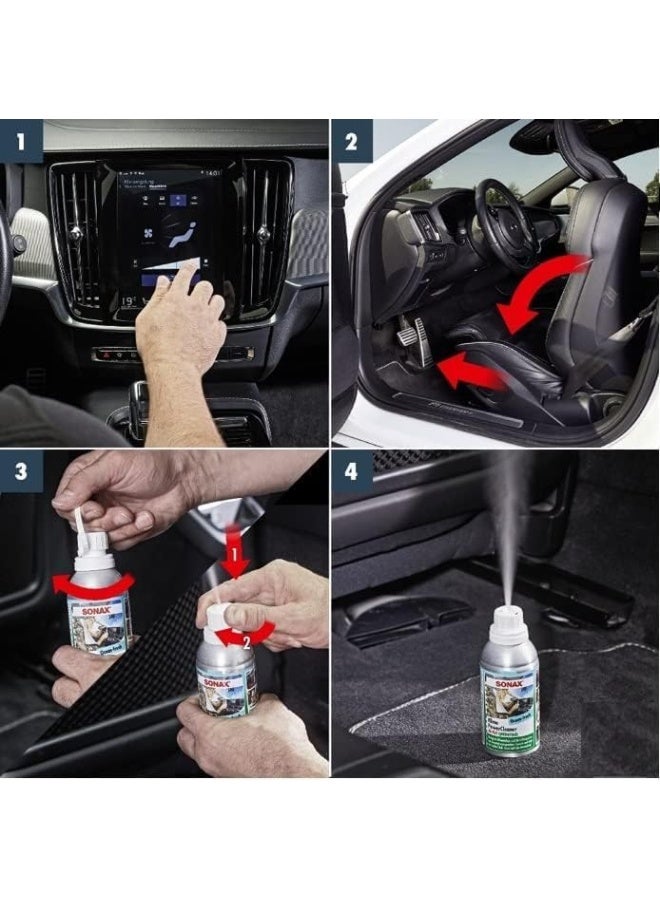 Sonax Car A/C Cleaner Spray 100mL â€“ Air Conditioner Cleaner & Disinfectant, Car Fresheners for Odor Eliminator with Ocean Fresh Scent - Image 4