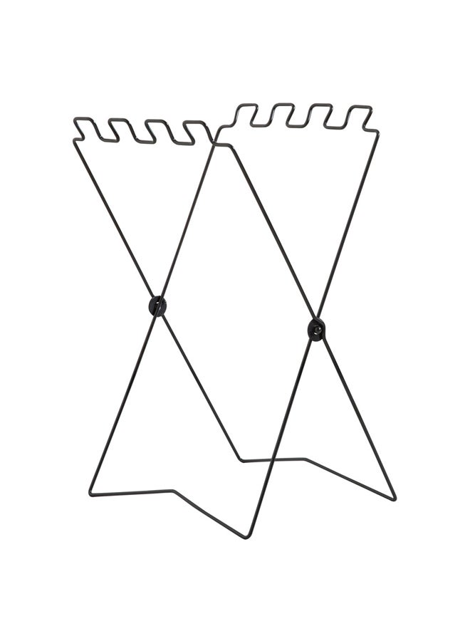 AL SANIDI Trash Bag Stand

, Waste Bag Holder

, Black, Size 32*56 Cm - Image 1