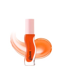 Gisou Gisou Honey Infused Hydrating Lip Oil, Nourishing Lip Moisturizer for Dry Lips, High Shine, Smooth Finish, Sheer Hot Coral Shade, Tropical Mango Passion Fruit Scent, Mango Passion Punch, 8ml 