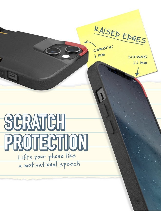 Smartish Smartish® iPhone 13 Wallet Case - Wallet Slayer Vol. 1 [Slim + Protective] Credit Card Holder - Drop Tested Hidden Card Slot Cover Compatible with Apple iPhone 13 - Black Tie Affair  - Image 3