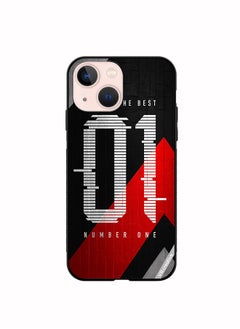 Protective Case Cover For Apple iPhone 14 Number One Design Multicolour