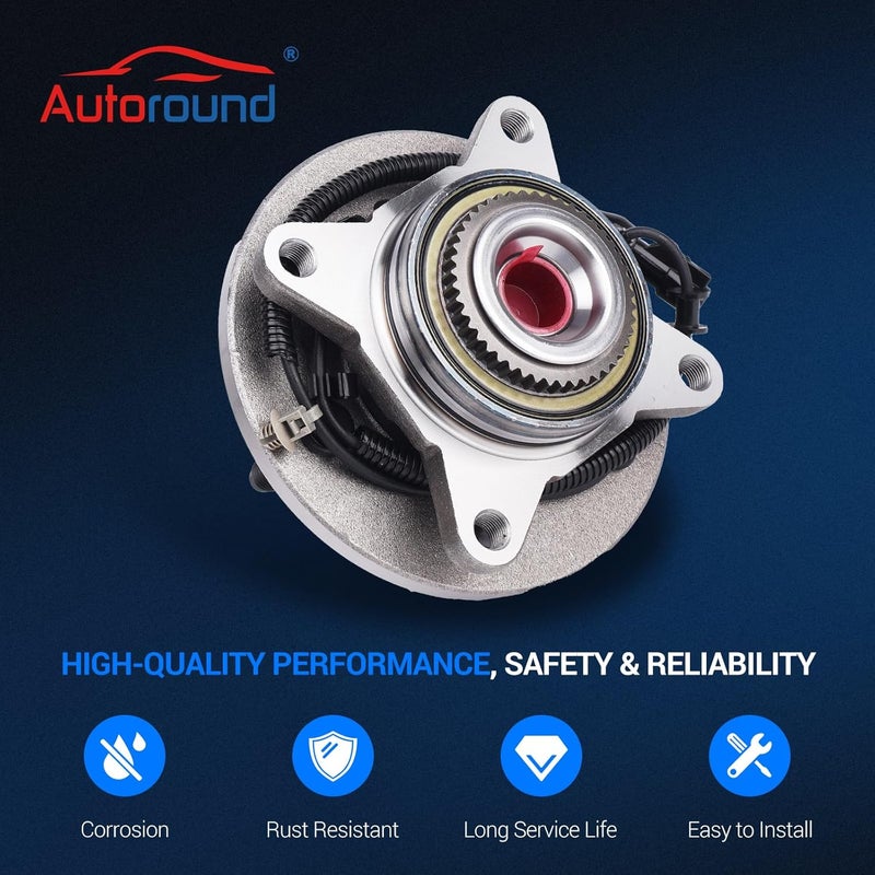 Autoround 515079 Front Wheel Bearing and Hub Assembly for Ford F-150 4WD 2005-2008, F-150 Heritage 2004, Lobo 2005-2008, Lincoln Mark LT 2006-2008 - Image 5