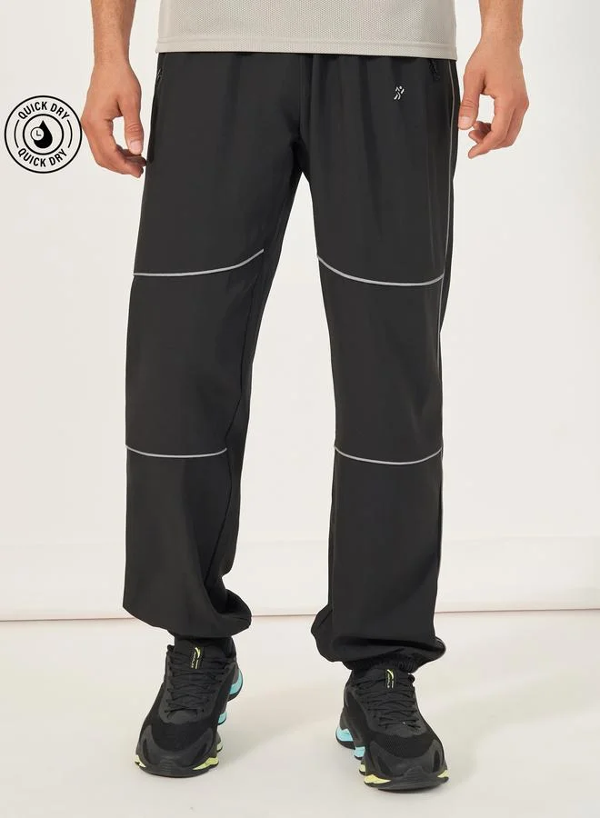 ستايلي اكتيف بنطال رياضي بنمط كارجو وتفاصيل مُتباينة