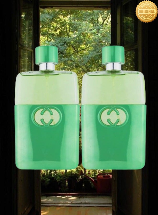 Love 2 Pieces Sweet Franceso Love Edition Green Perfume 90ml EDP - Image 1