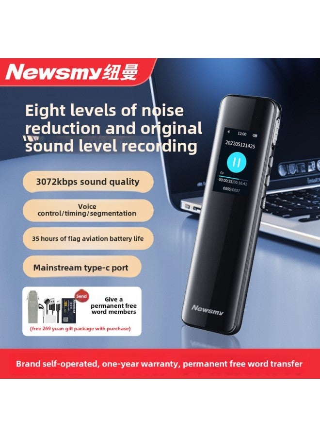 Generic Newman W3 Bluetooth Smart Recording Pen Professional HD Noise Reduction Large Capacity Portable Text Recording Artifact-Color:[W3Pro Bluetooth Version] Apple/Android/computer Universal APP Wireless To Text-Capacity:16GB  - Image 1