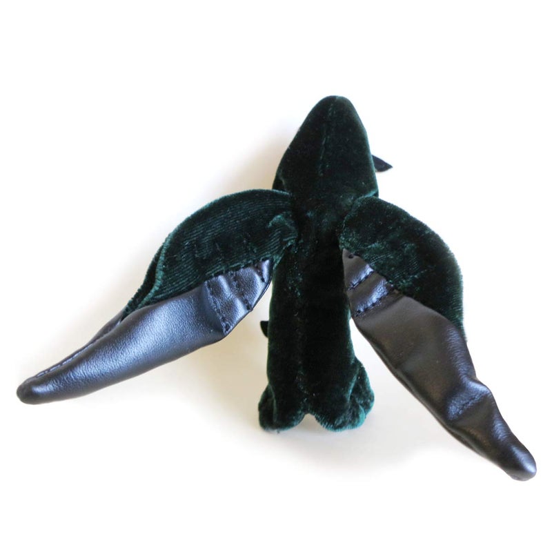 Folkmanis Mini Hummingbird Finger Puppet Bluegreen White Red Black 1 EA - Image 2