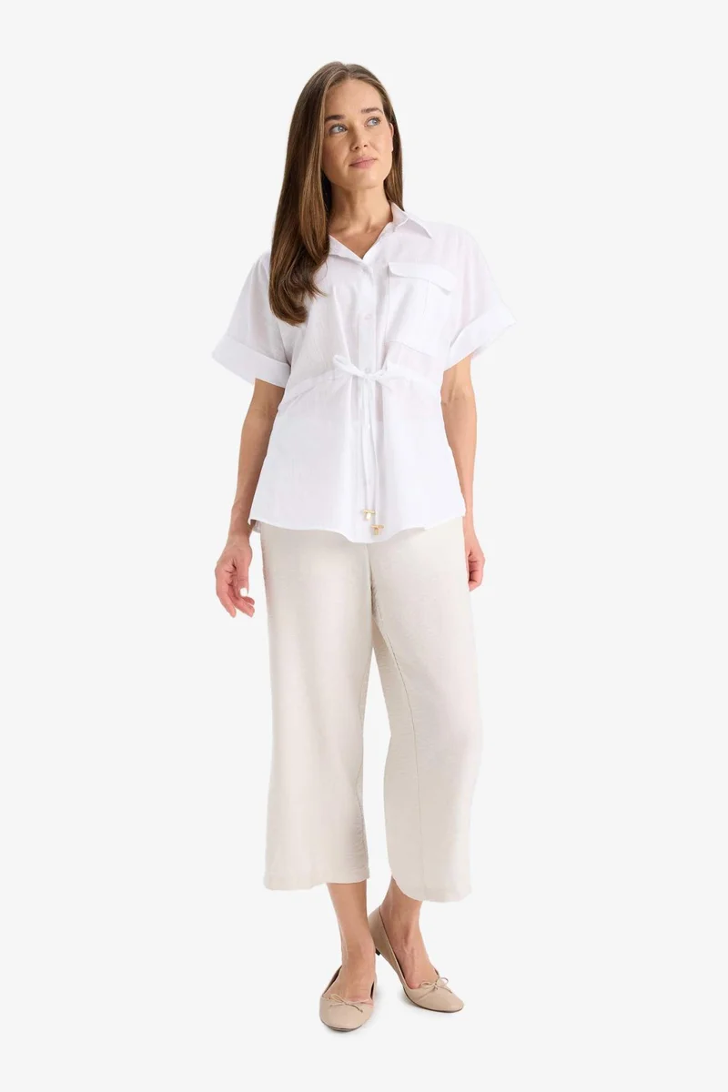 ديفاكتو Crop Fit Capri Pants