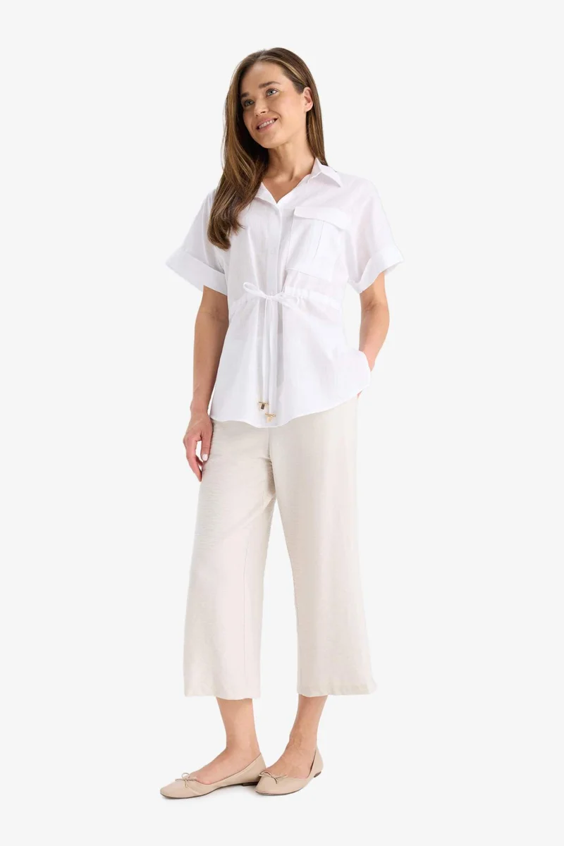 ديفاكتو Crop Fit Capri Pants